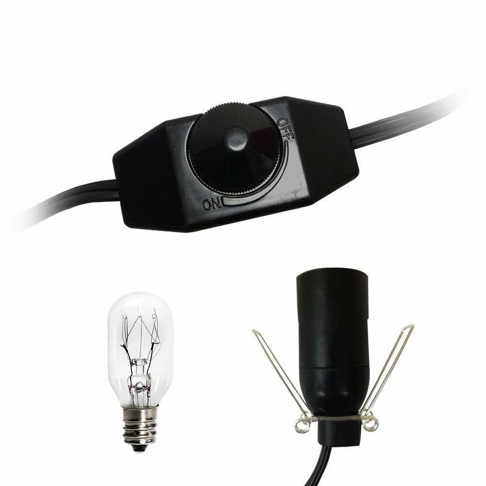 6FT Himalayan Salt Lamps Replacement Cord with Dimmer Switch E12 C7 Socket