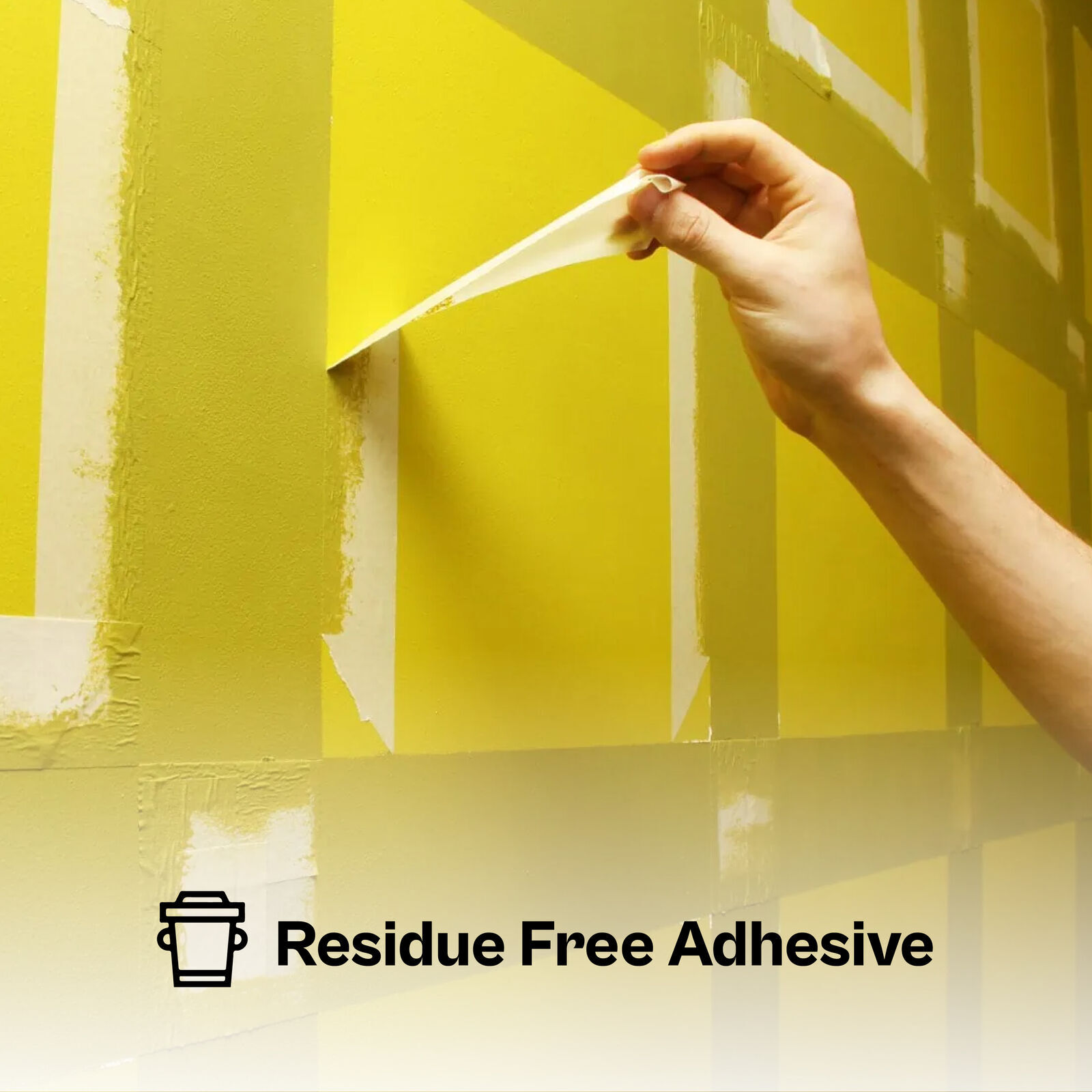 General Purpose Utility Grade Masking Tape 4.3 Mil, 3" x 60 Yards, 16 Rolls