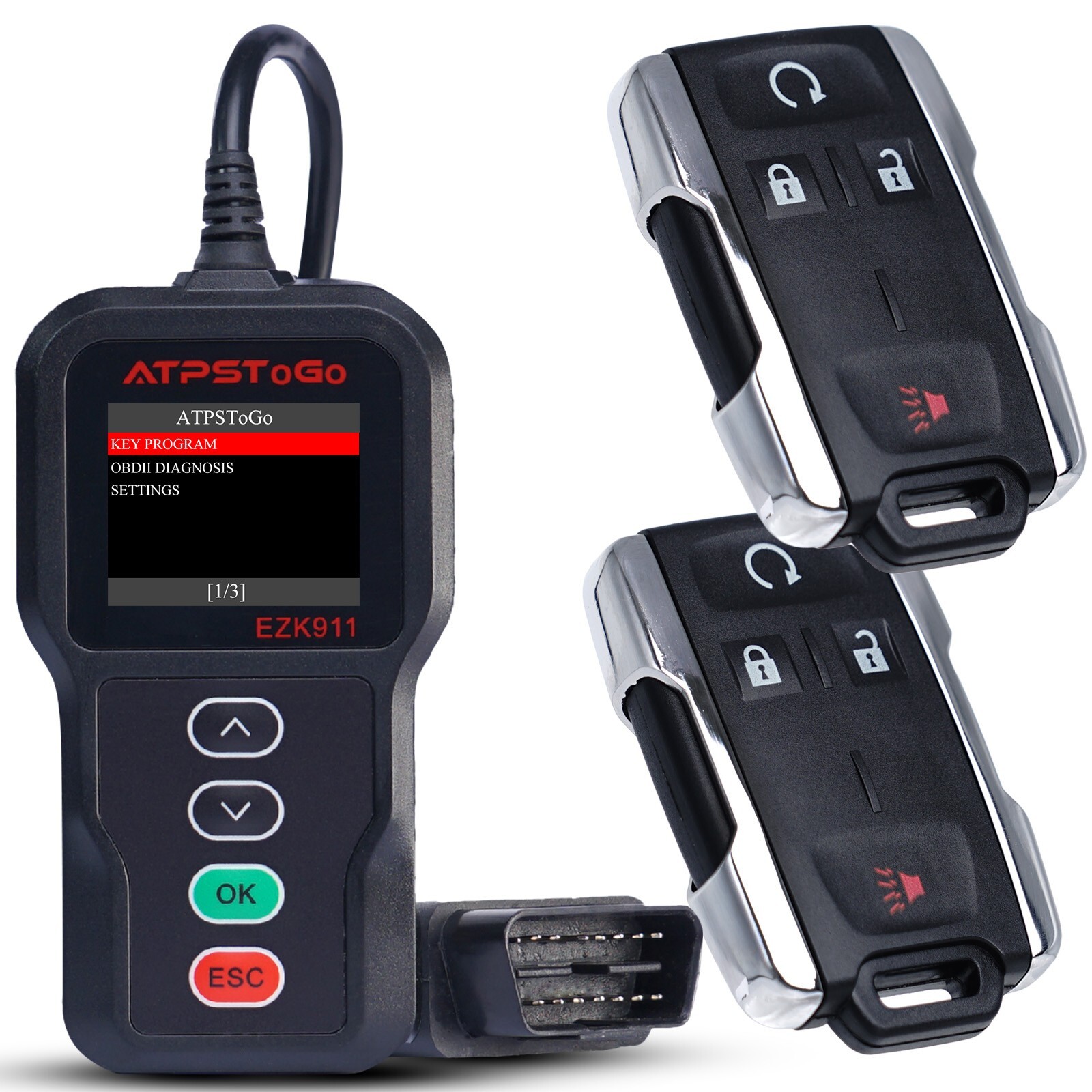 2 Remote Key Fob+1 Kit Tool For 2014 2015 2016 2017 2018 GMC Sierra  1500 2500