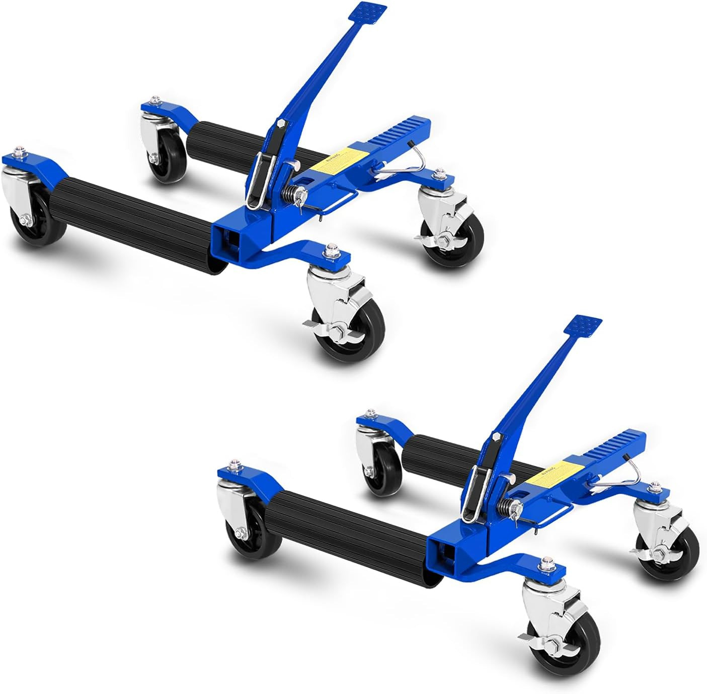 Car Dolly Jack Set of 2 Mechanical 1500-lbs Wheel Dolly for Vehicle Position
