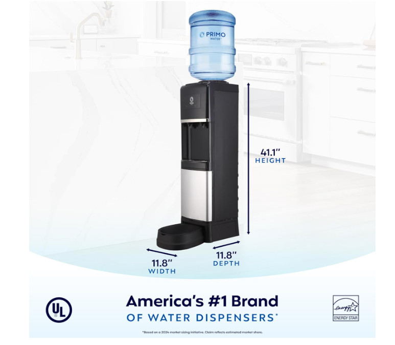 Primo Water Dispenser with Pet Station Hot & Cold Top Load - #601243-C