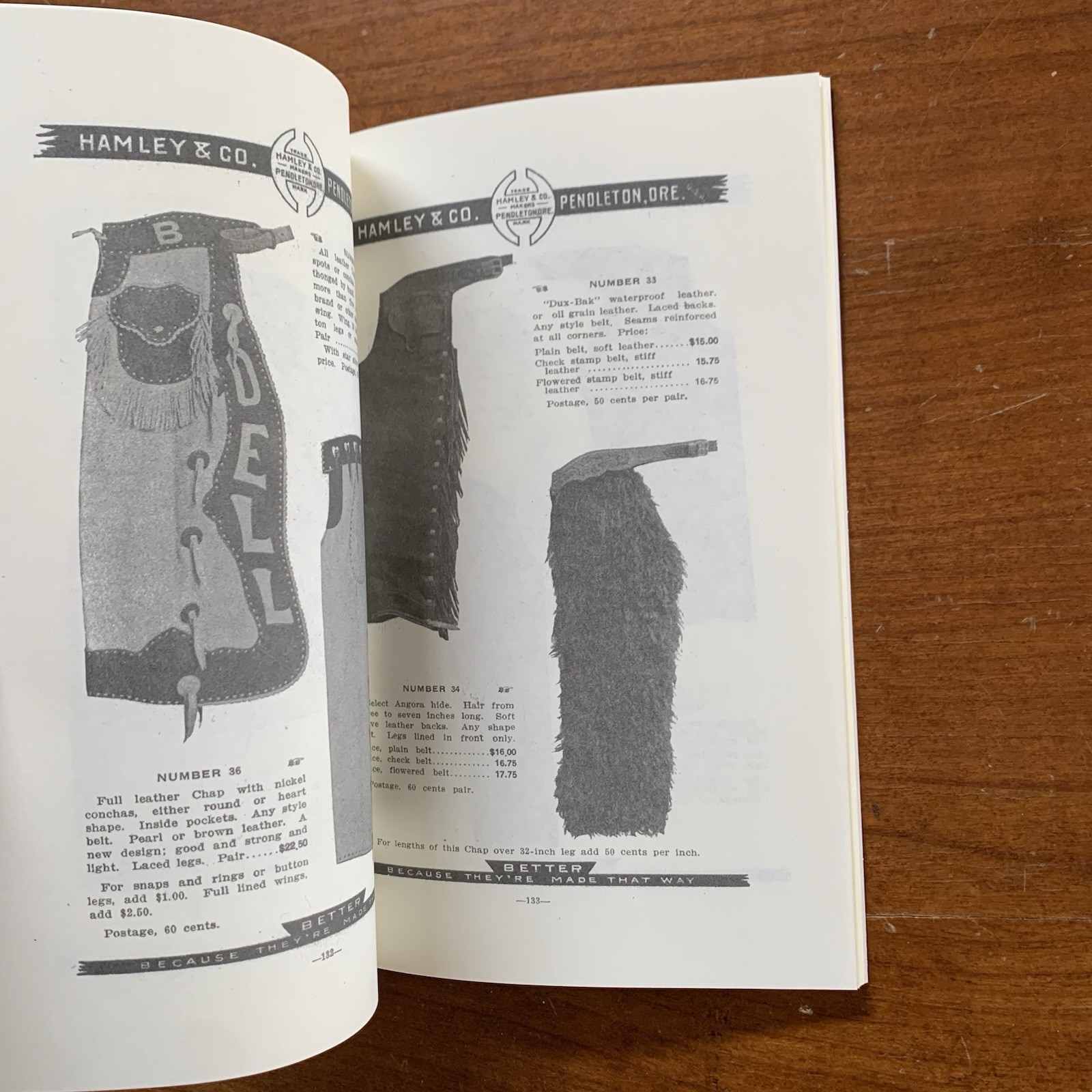 1915 Hamley Saddles Catalog No. 10 / Facsimile