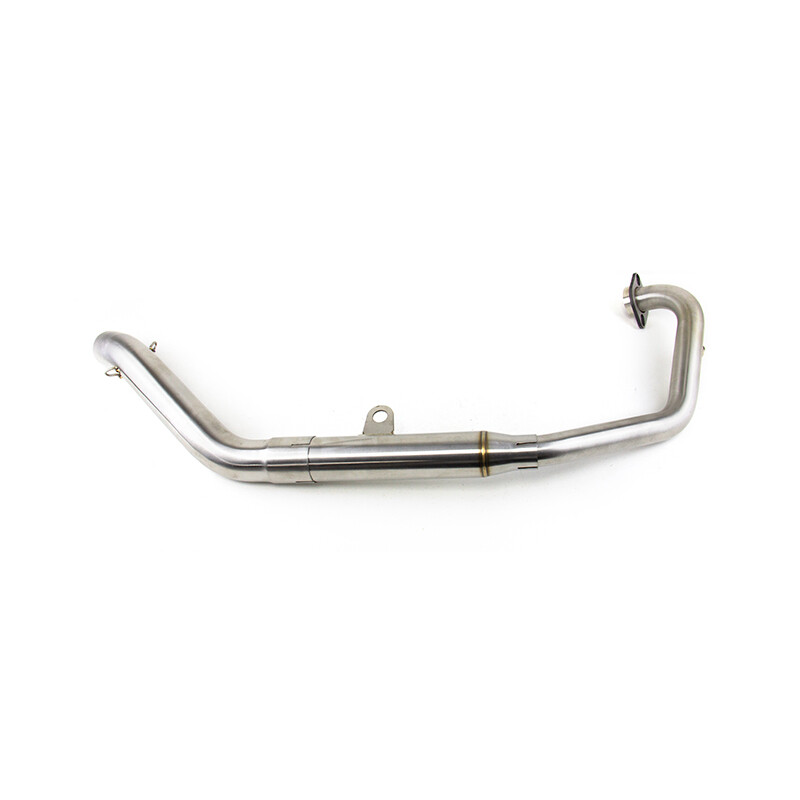 Black Muffler Exhaust Front Pipe Full System For CF-Moto 300NK 300SR 300SS 250SR