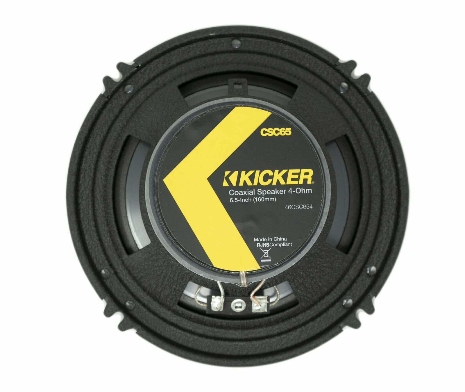 Kicker CSC654, CS Series 6.5" 2 Way Coaxial Car Speakers (46CSC654)