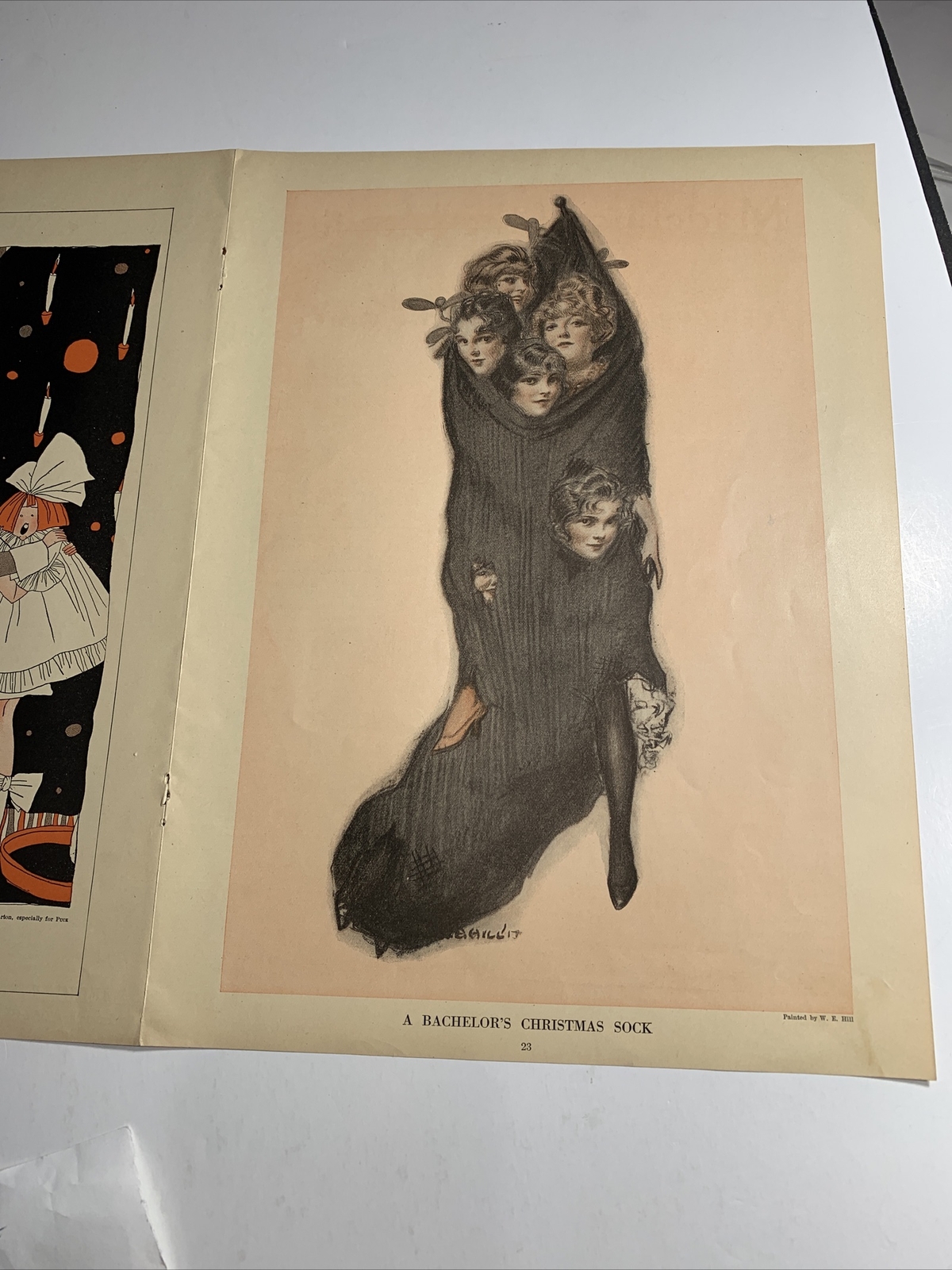 WWI 1915 Not Political Corr 2 Page Ad President Wilson No German Toys Christmas