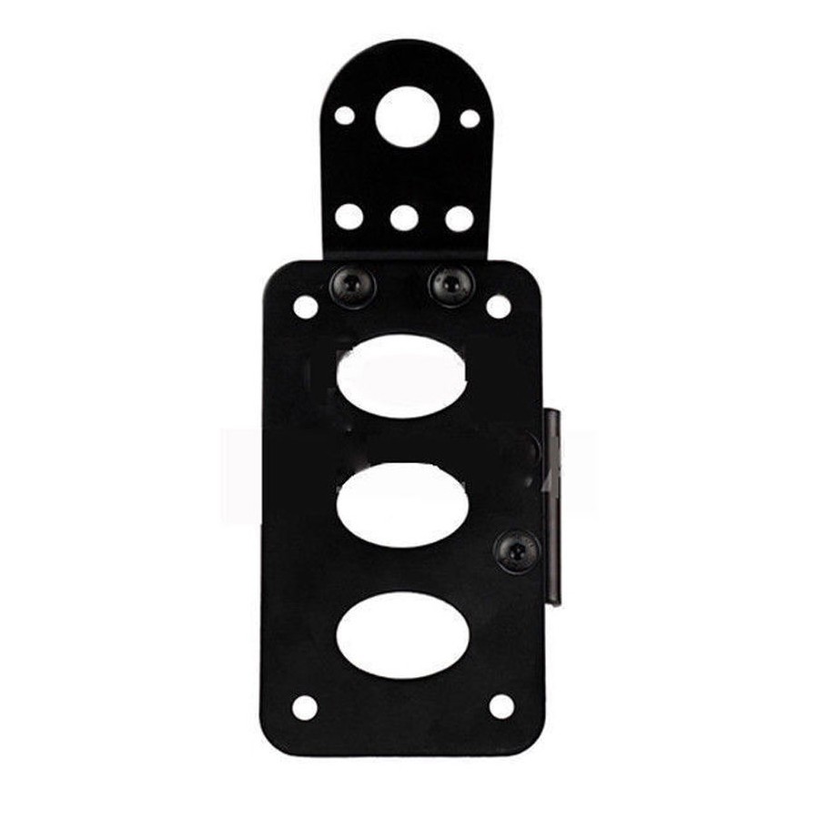 Motorcycle Side Mount License Plate Bracket Holder For Harley Touring Road King