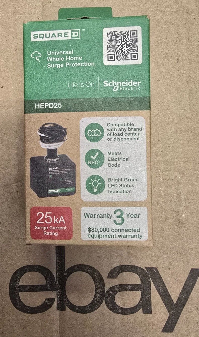 Square D HEPD25 25-kA Indoor & Outdoor Surge Protective Device SAME DAY SHIPPING