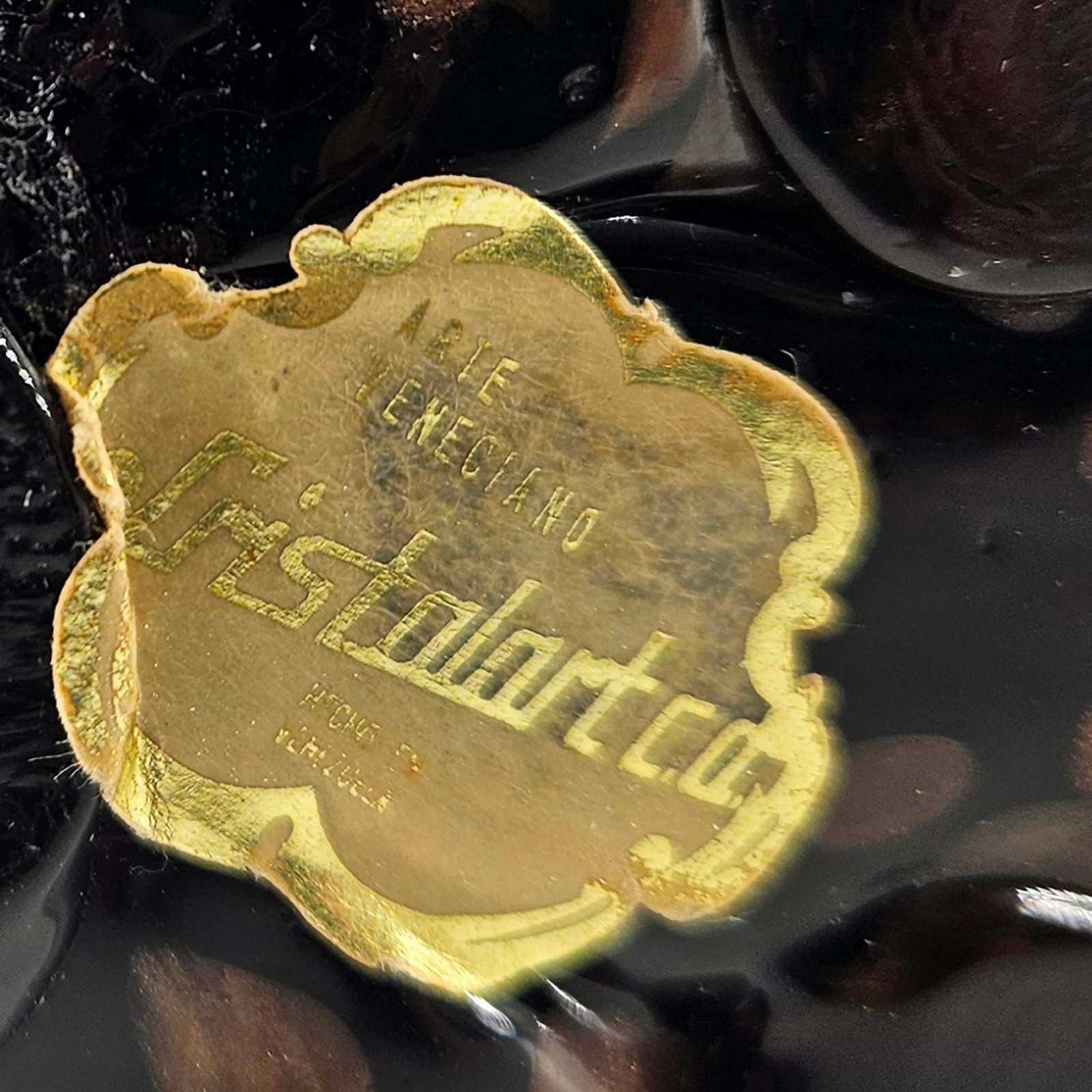 Vintage Cristalart Venetian Blown Art Glass Venezuela bunny rabbit hare figurine