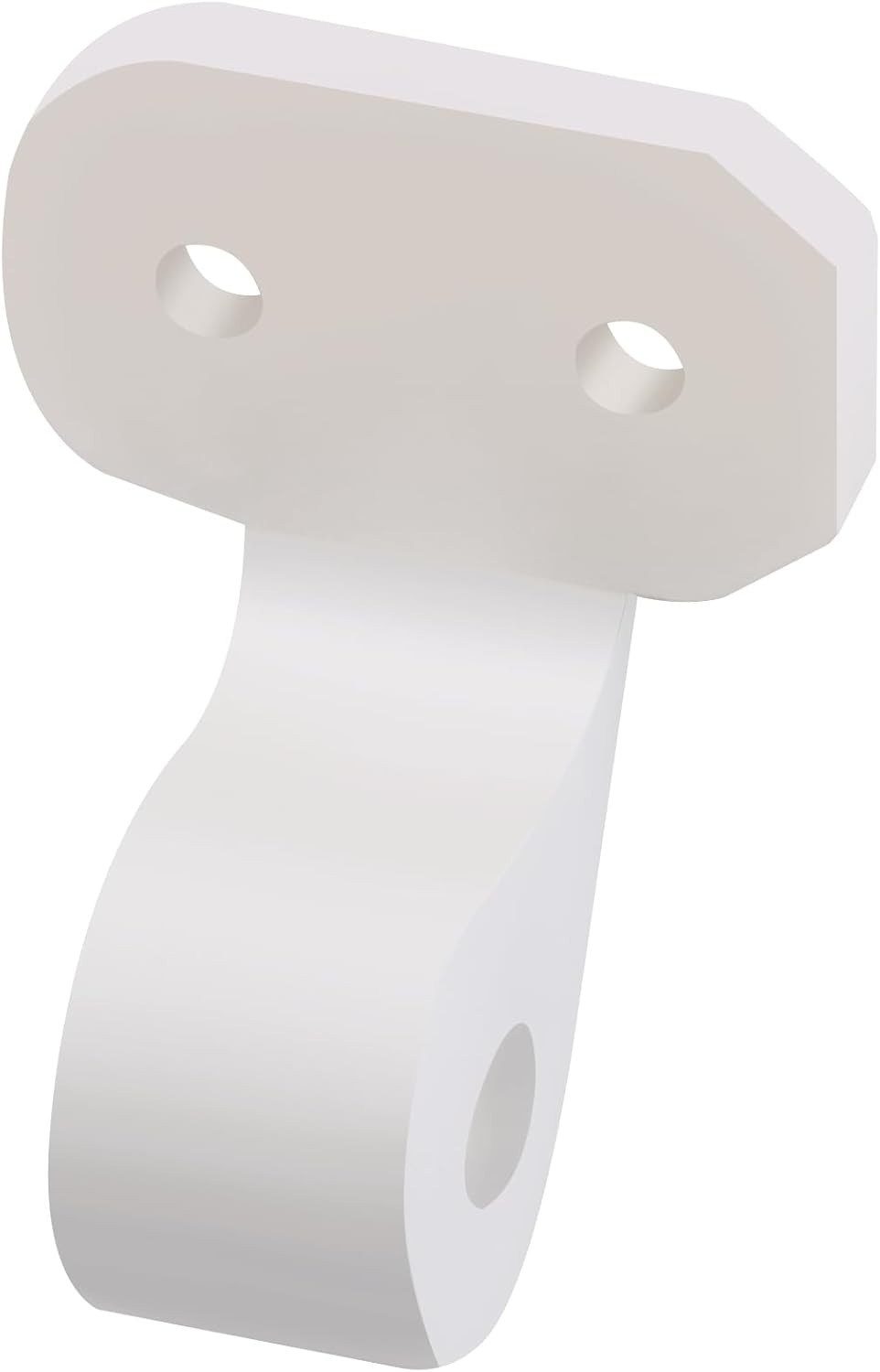 White Slow Close Hinge Bracket Replacement For Bemis Nextstep Toilet Seat(1Pc)