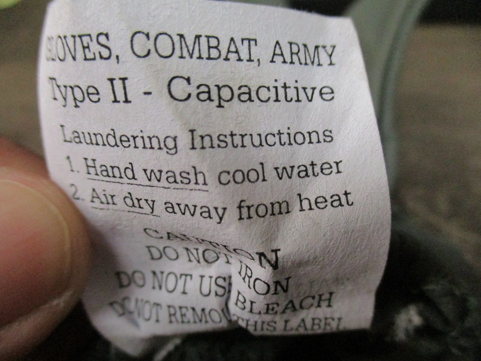 NEW US ARMY COMBAT GLOVE CUT/FIRE RESISTANT SMALL FOLIAGE HATCH HWI TYPE II