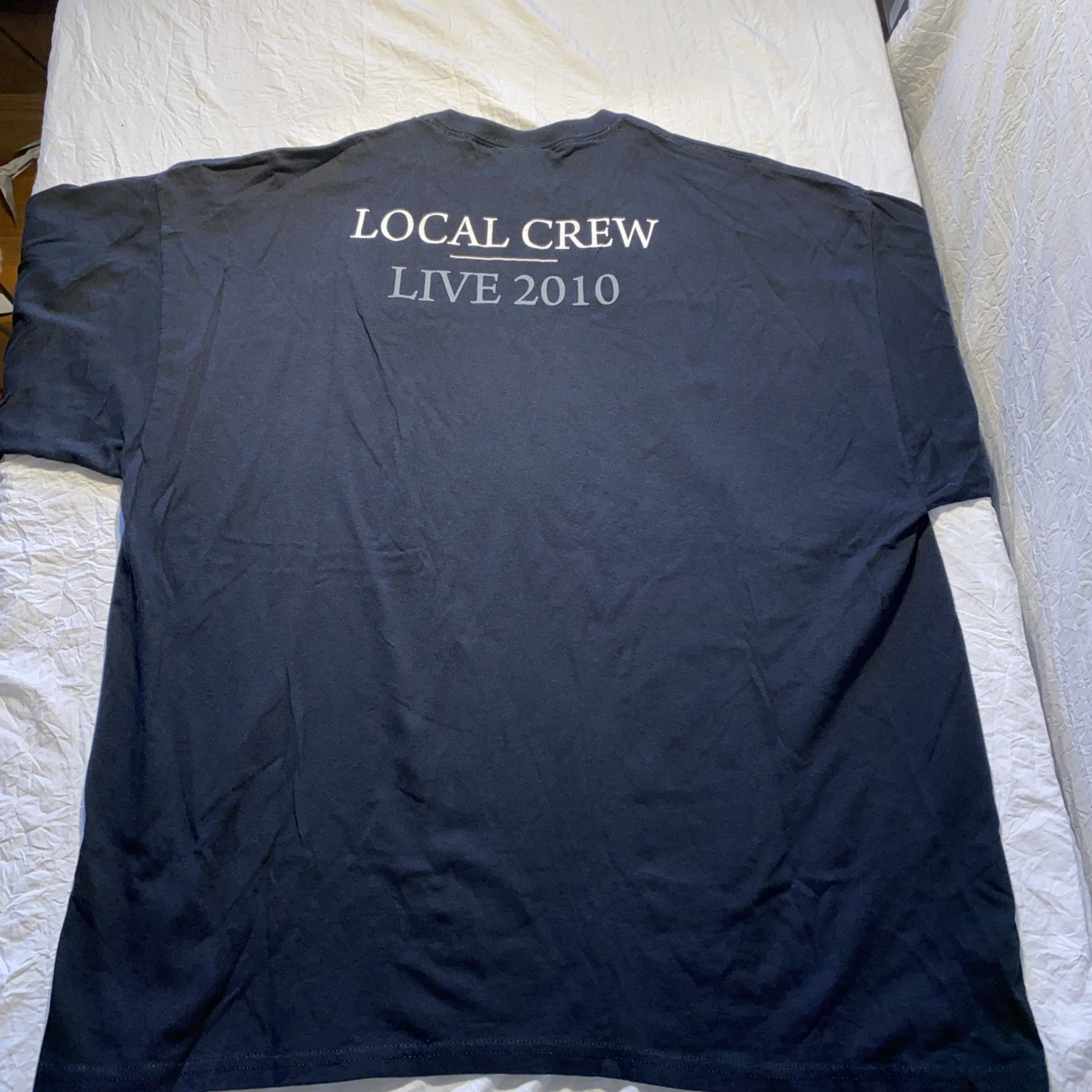 Van Morrison Tour 2010 Local Crew Shirt 2XL