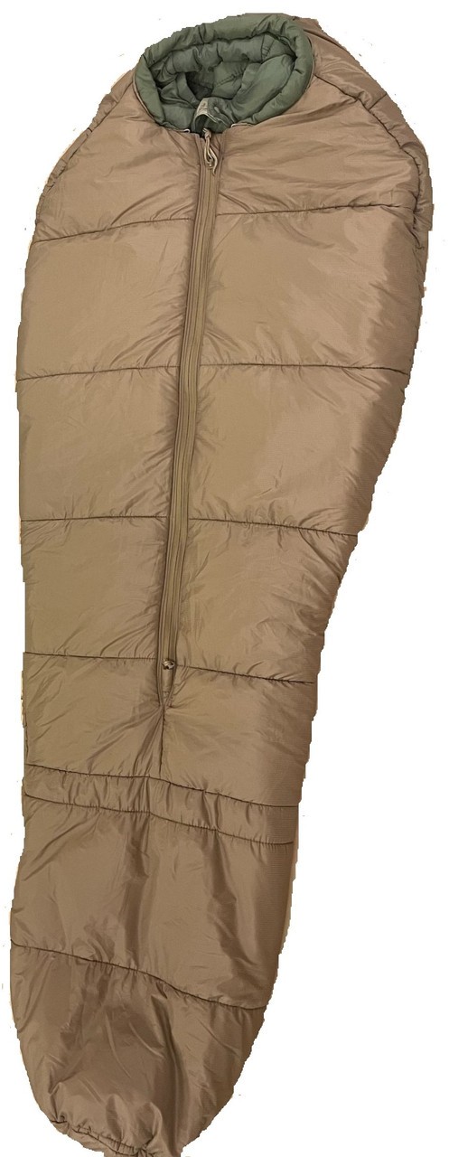 FAIR USMC 3 Season Coyote Sleeping Bag Military Issue Above 15 Degrees