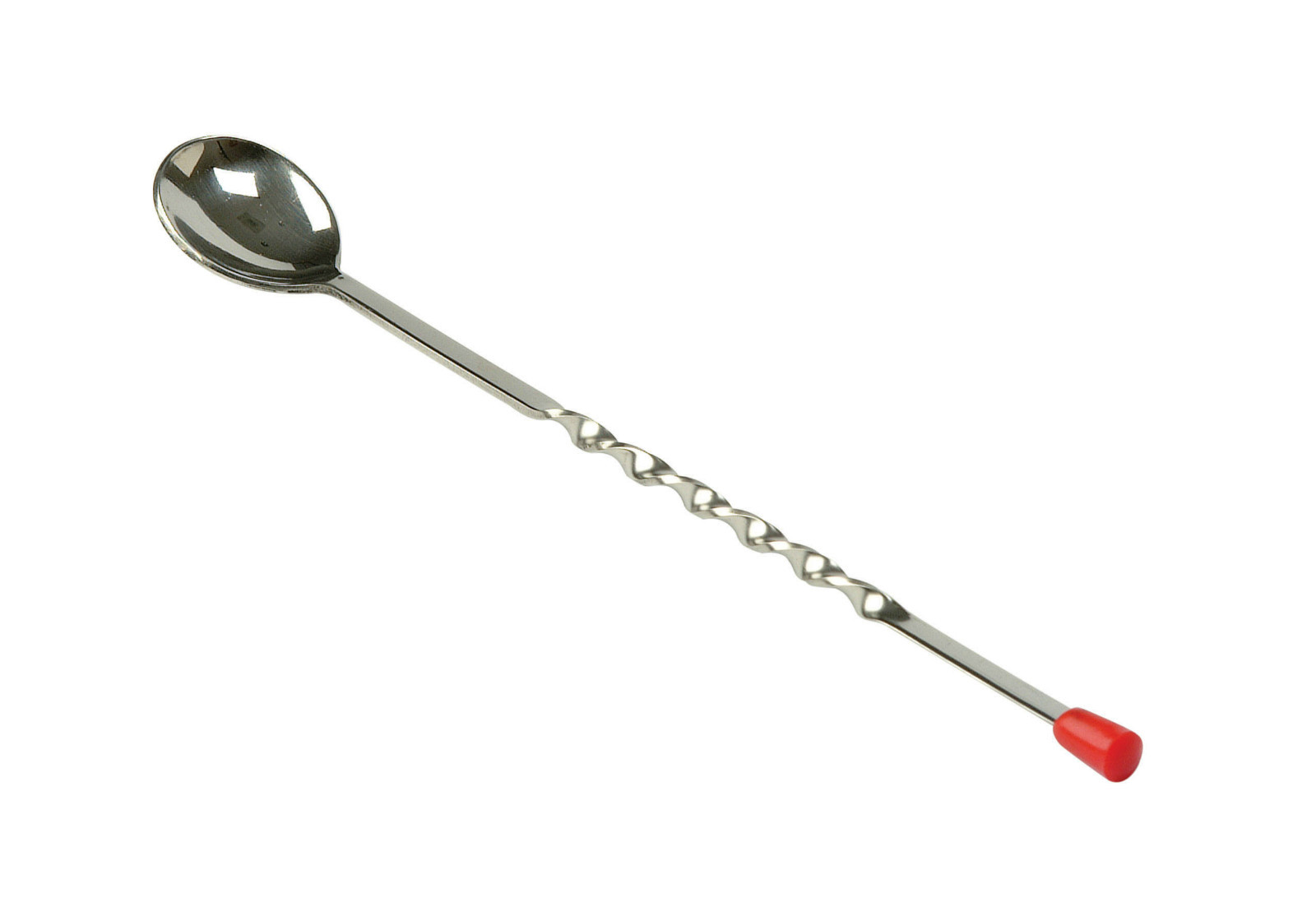 USA SELLER BAR COCKTAIL SPOON 11" RED KNOB FREE SHIPPING US ONLY