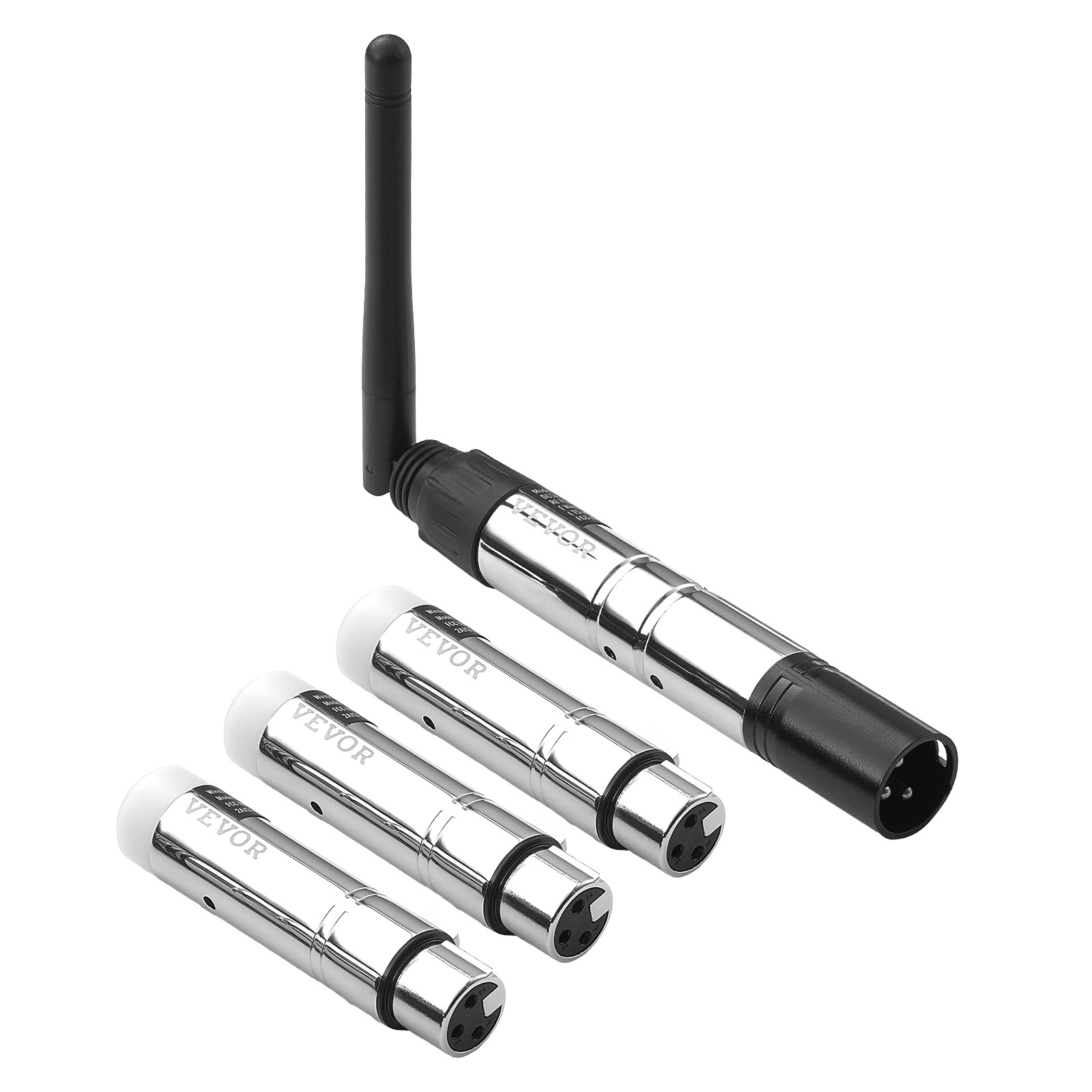VEVOR DMX Wireless Receiver Transmitter Controller for LED Stage Light 4 PCs