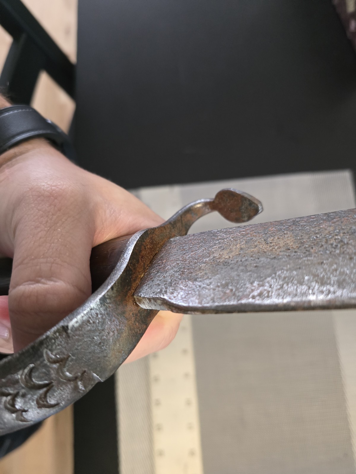 OLD ANTIQUE CONFEDERATE CIVIL WAR ERA SNAKE D GUARD BOWIE KNIFE FREE SHIPPING!!