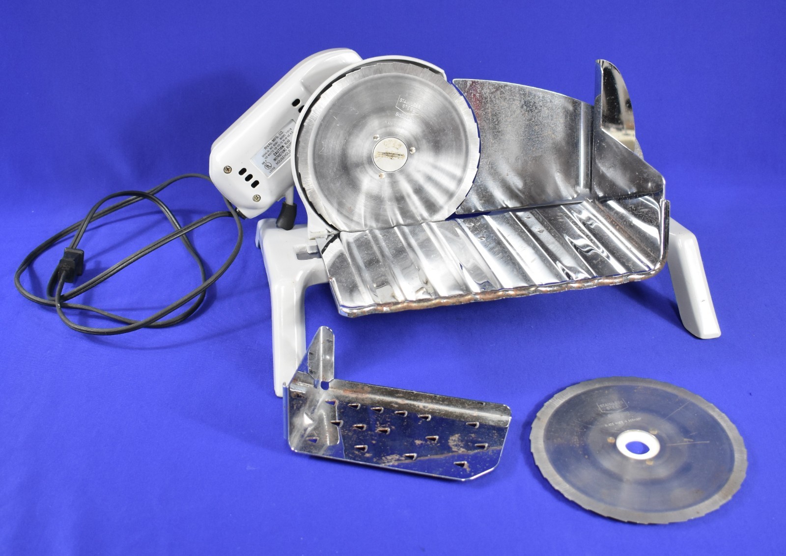 Vintage Rival Meat Slicer 1101/8 Meat /Food Slicer *See Video*     #5426