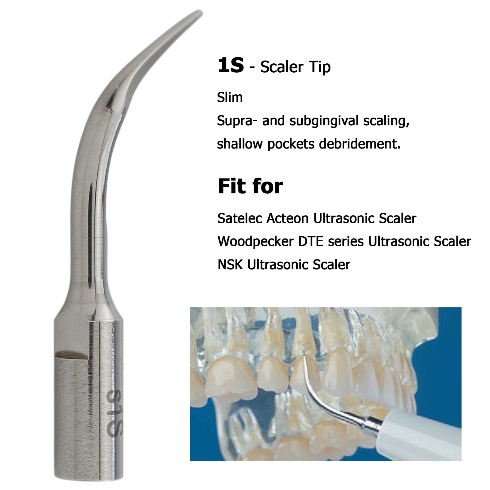 Dental Ultrasonic Satelec Piezo Scaler Tips ACTEON Piezotome Cube Surgery Tips