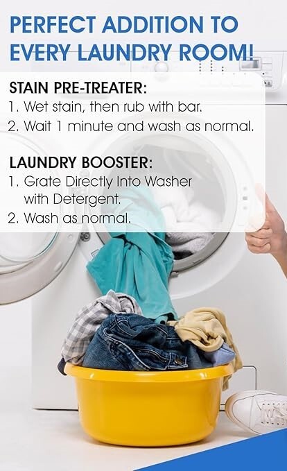 12X Zote Pink Laundry Soap Hand Wash Soap for Stains 200g 7 Oz Zote Bar Jabon