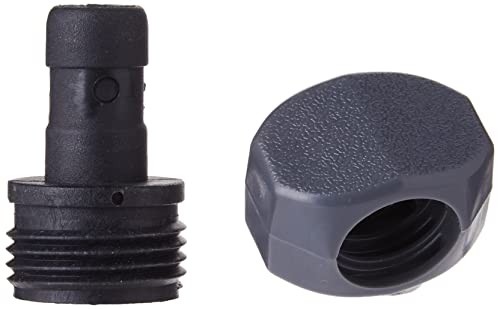 805054-1002 Small Garden Hose Coupling, 1/2 In, Male 1/2 Inch Gray