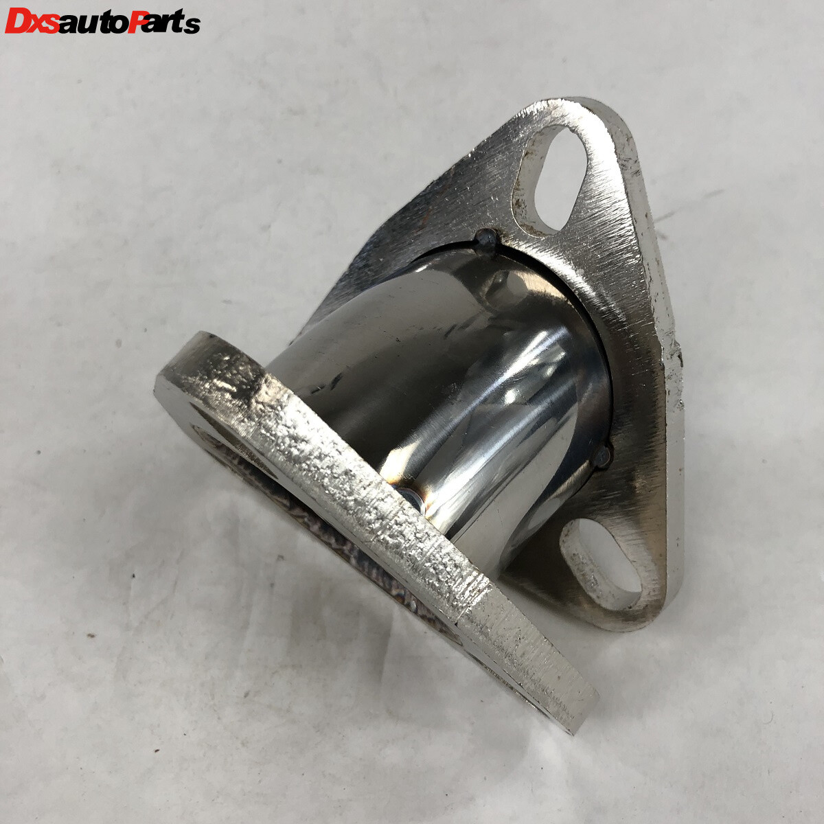 2.5" to 2.5" 45-degree 3 Bolt Flange Exhaust Muffler Pipe Flange Mild Steel