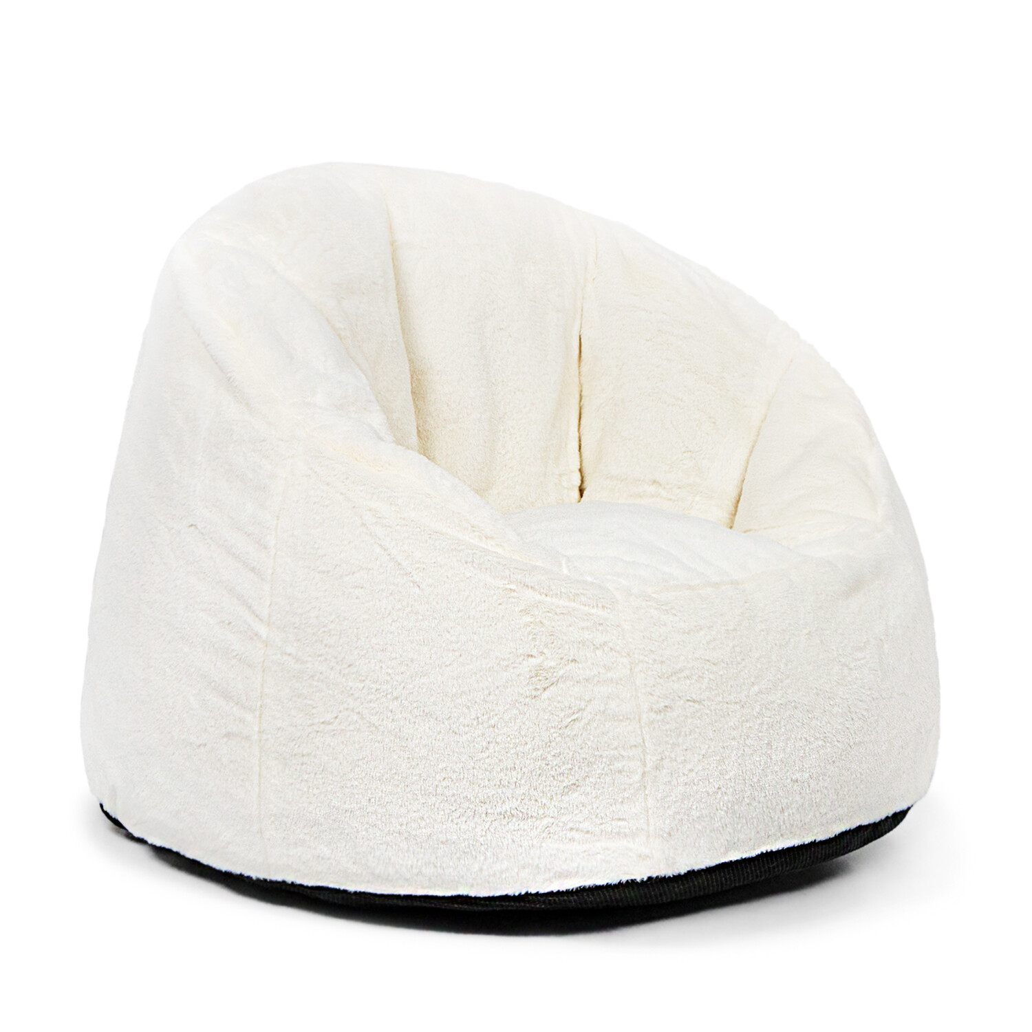 N&V Large Bean Bag Chair, Adult Size Bean Bag Sack, Foam Washable Cover Faux Fur