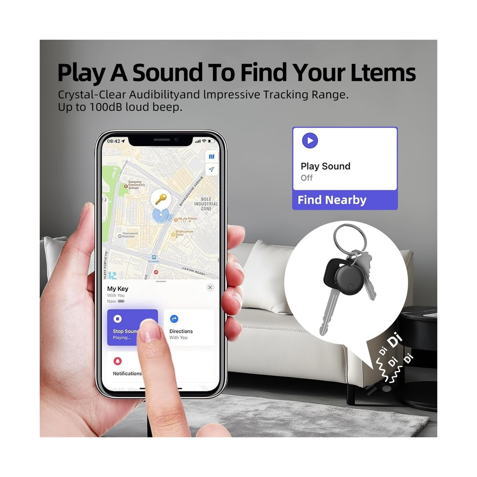 Air Tags, Smart Tag Works with Find My App (iOS Only), Keys Finder and Item L...