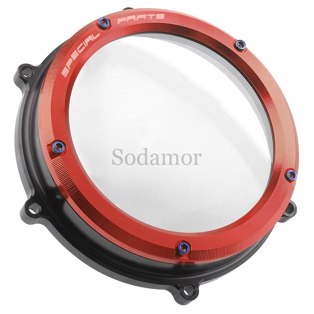 CNC Racing Engine Clear Clutch Cover Spring Retainer For Ducati Panigale V4 18+