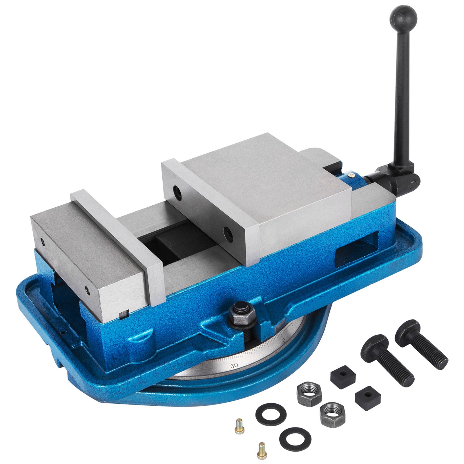 3" Milling Machine Lockdown CNC Vise w/ 360° Swivel Base Clamping Drilling