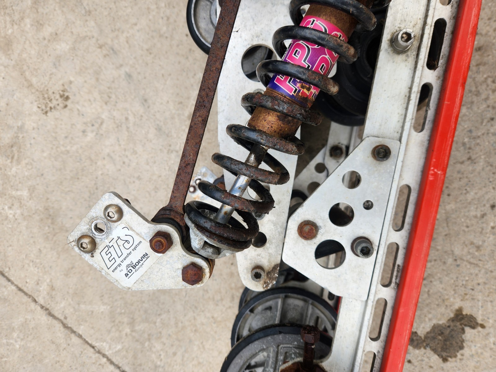 1994 Ski Doo Formula Z 583 Mach Z C7 Rear Suspension AD Boivin ETS