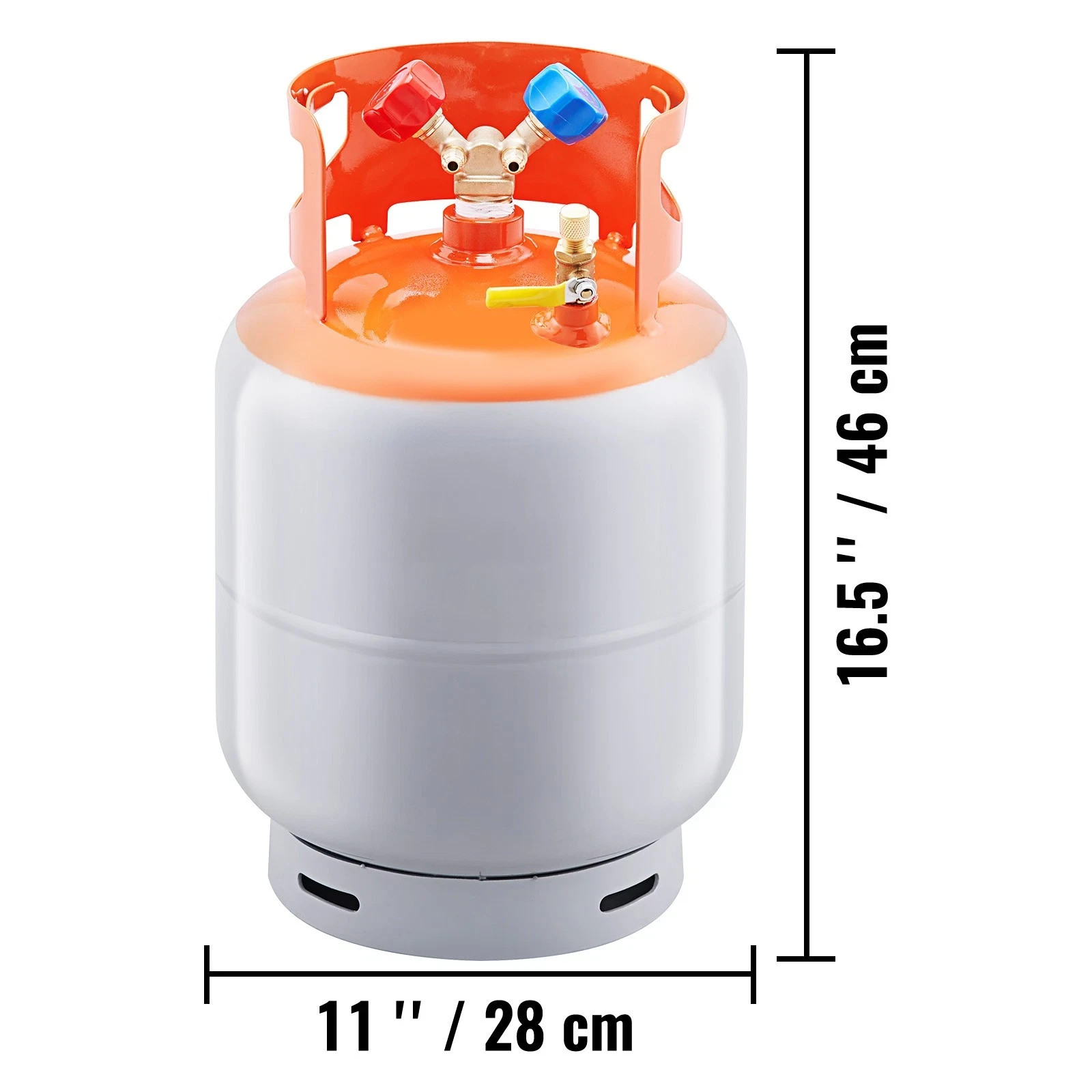 Uimoso Refrigerant Recovery Reclaim 50lb Cylinder Tank 400 PSI liquid Rated