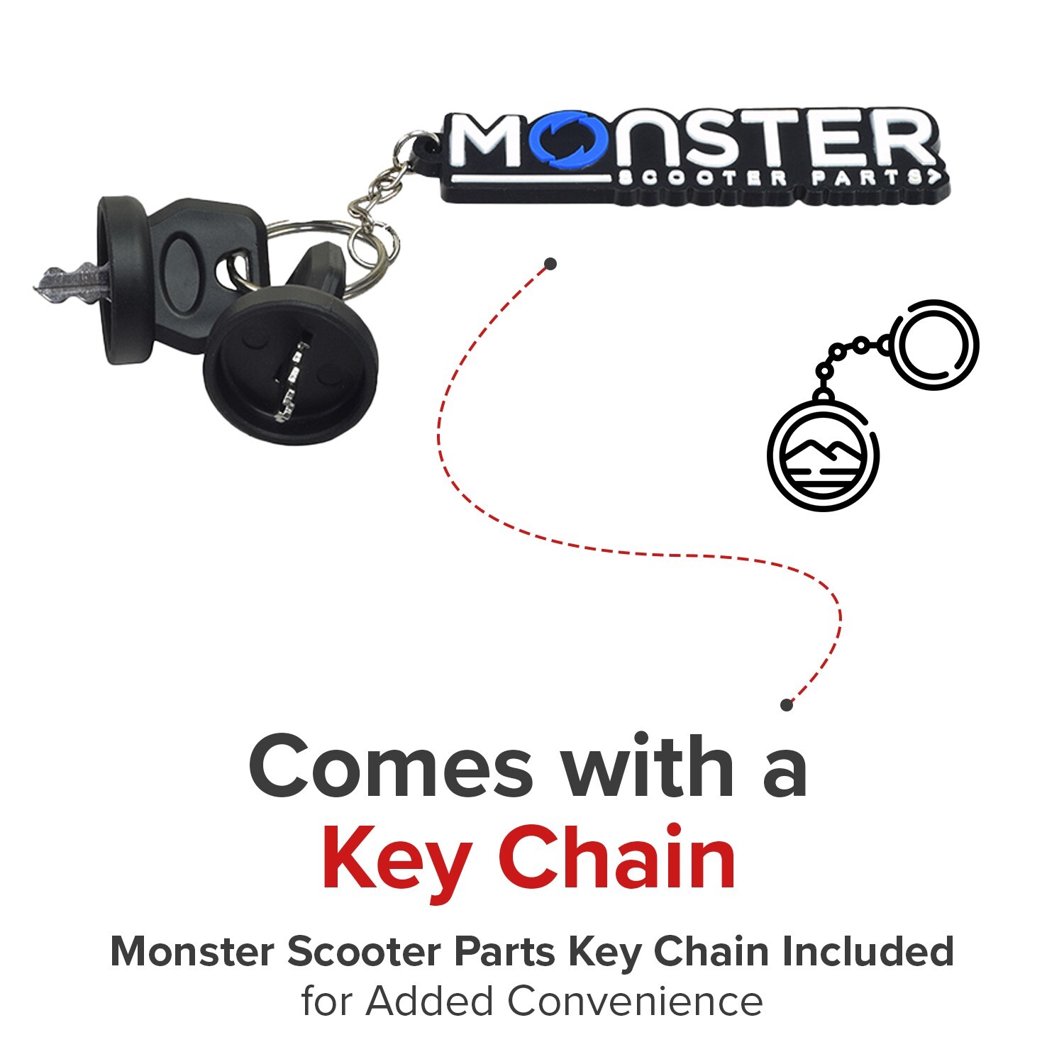 Keys for Golden Buzzaround EX, LT, & Later XL, XL HD Model Scooters MBE-BZ7-KEYS