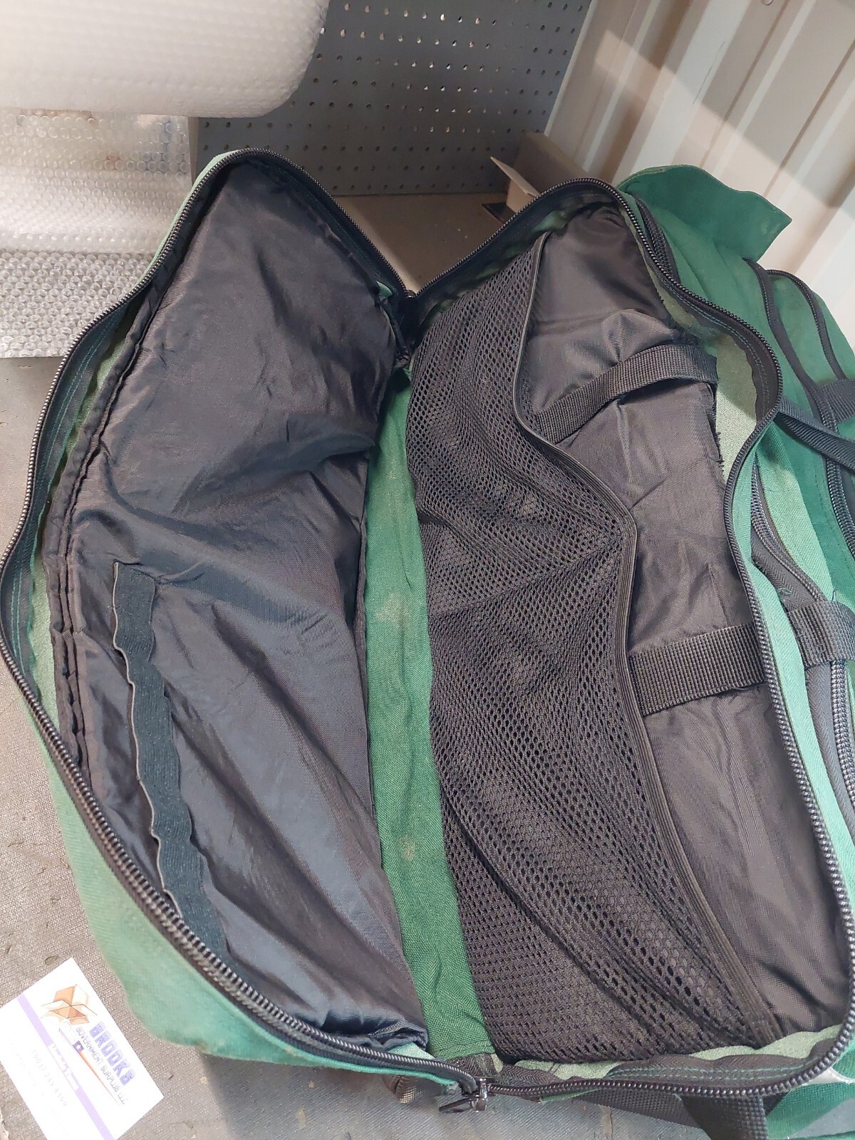 Dynamed Oxygen Cylinder Tank Airway Green Medical Bag