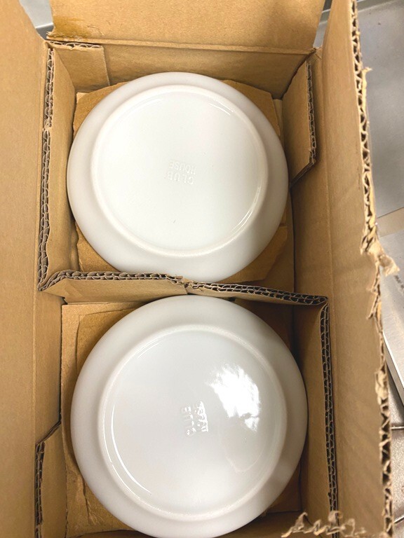 Espresso/ Julius Meinl White ME01-3B / Porcelain 6 Cups & 6 Plates Set / 2.9 Oz