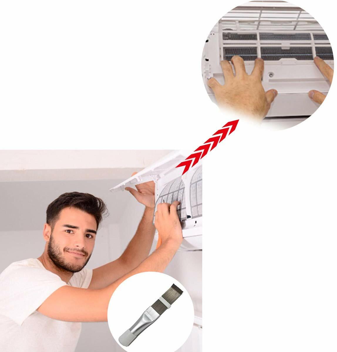 Air Conditioner Fin Comb Condenser&Radiator Fin Straightener Cleaner Repair Tool