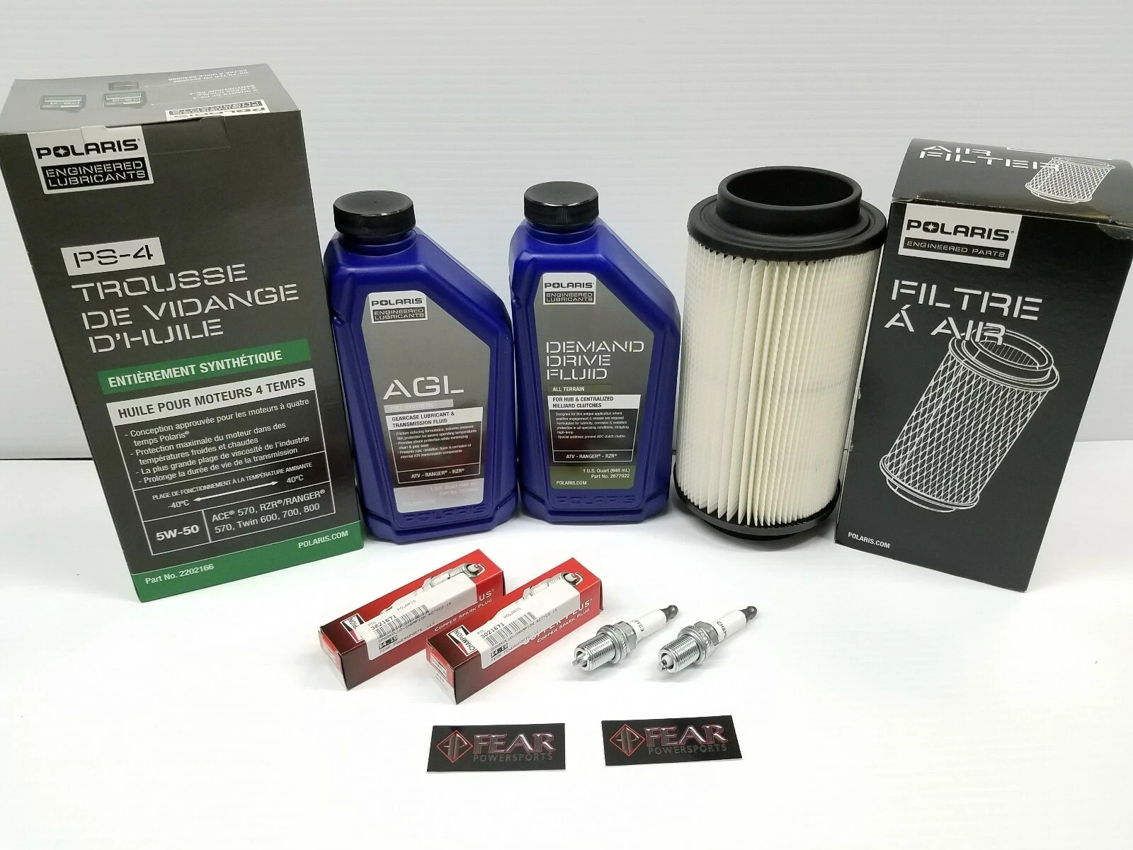 2002-2007 Polaris Sportsman 700 OEM Complete Service Kit - Oil Change Air Filter