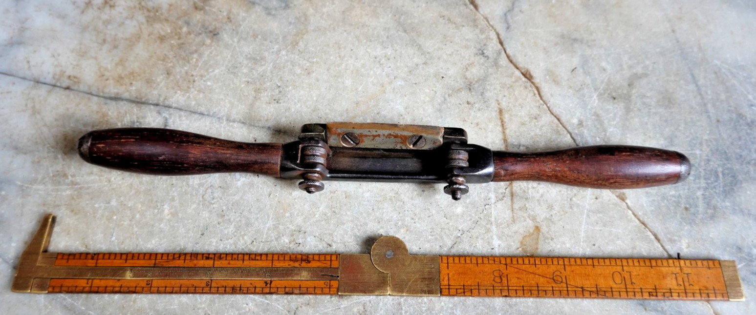 Millers Falls No. 2 Four-Way Spoke Shave with Rosewood Handles