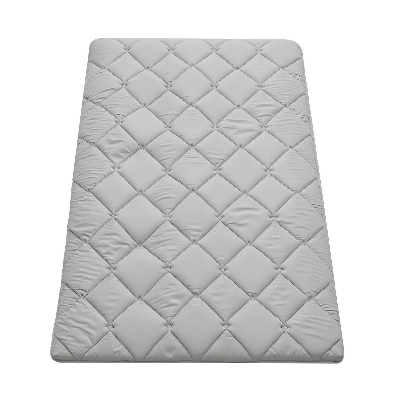 Uimoso Japanese Tatami Mat Twin Foldable Futon Mattress with Storage Bag Gray