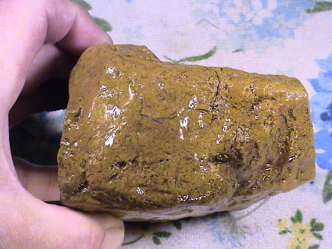 Mixed Yellow Jasper Agate Lot, Rough Natural Lapidary Rocks, 5 LBS, 6 OZ, #291