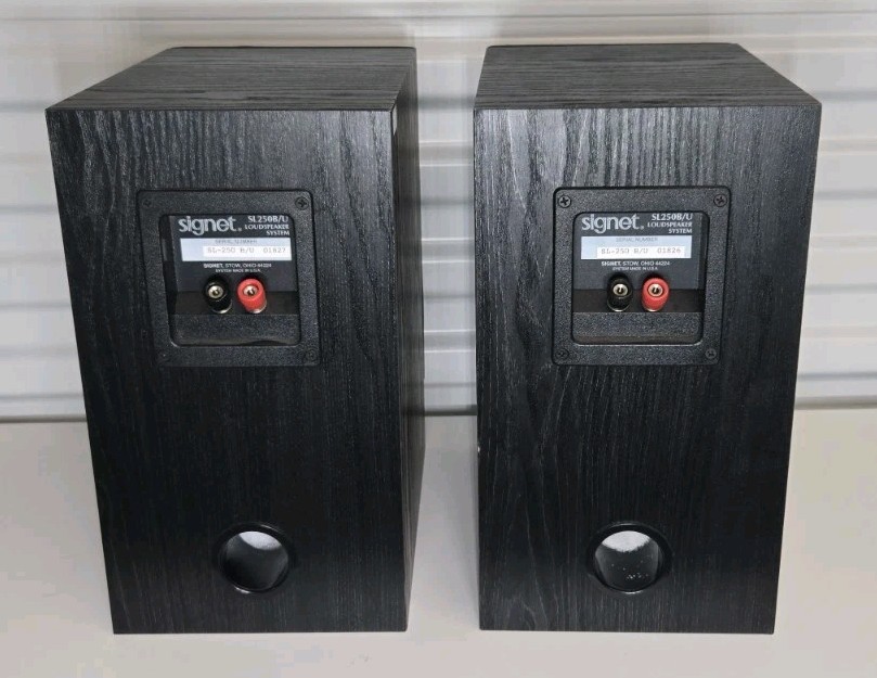 SIGNET SL250B/U VINTAGE AUDIOPHILE SPEAKERS Tested