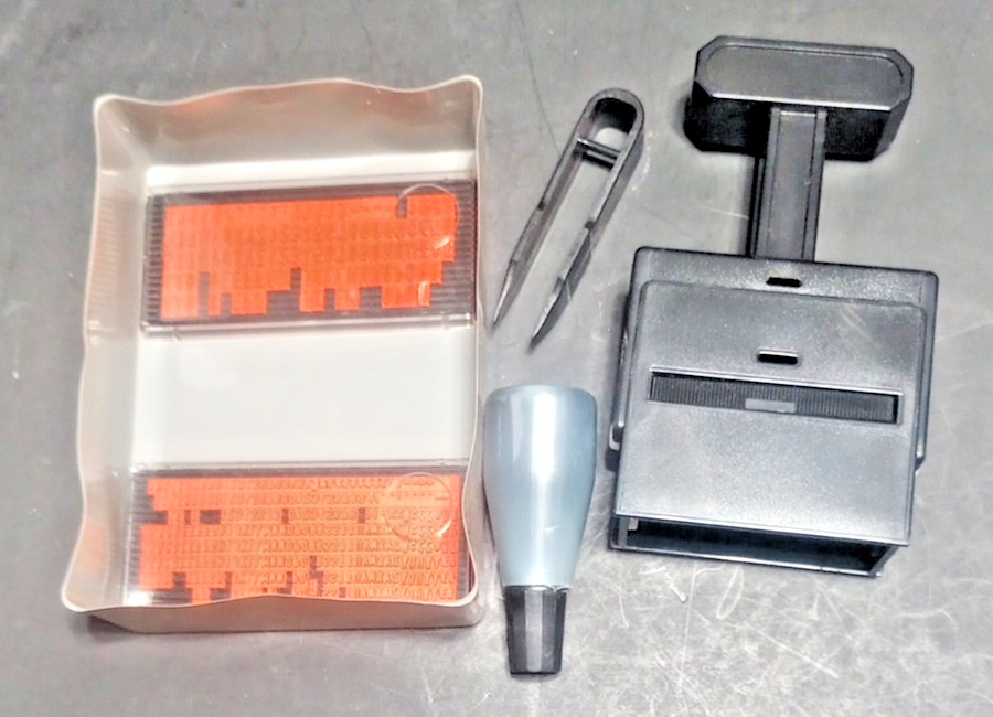 VINTAGE STAMPOMATIC PRINTING KIT