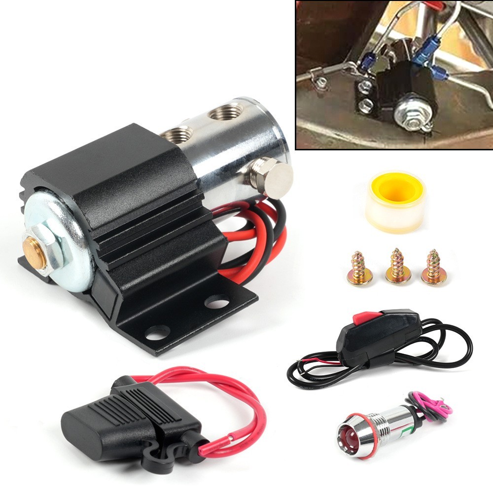 Aluminum Electric Line Lock / Brake Line Lock Kit Drag Racing / Hill-Hold 12–24V