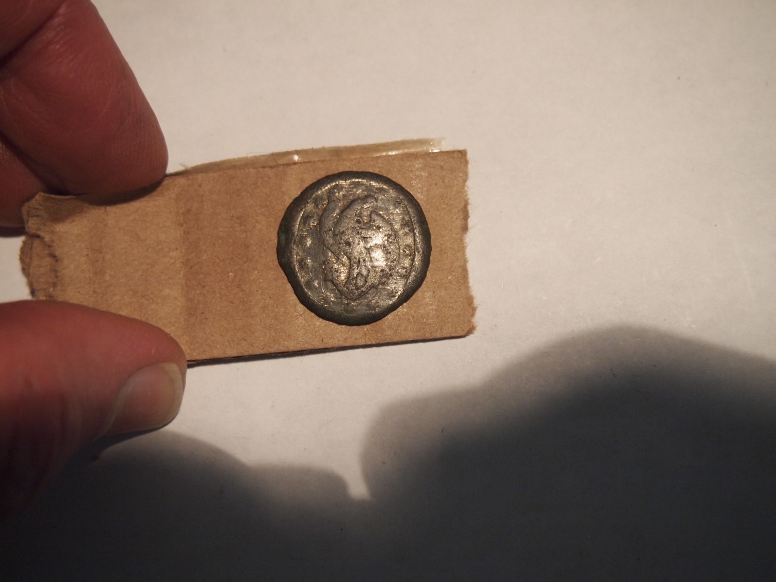 Very Rare War of 1812 Dug USN Button Hugh Wishart