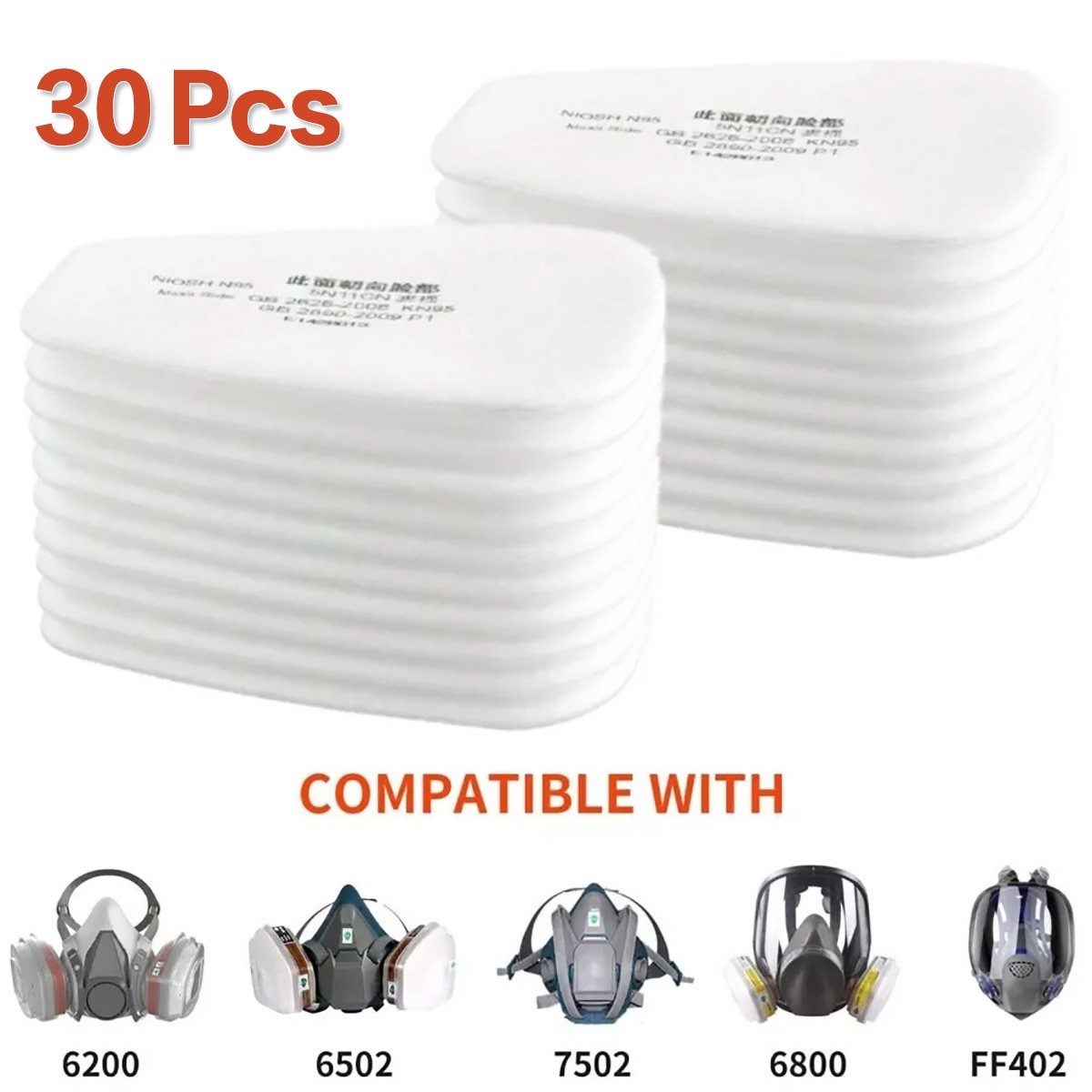 Facepiece Reusable Respirator Full Face Gas Mask For 6800 6200 Painting Spraying