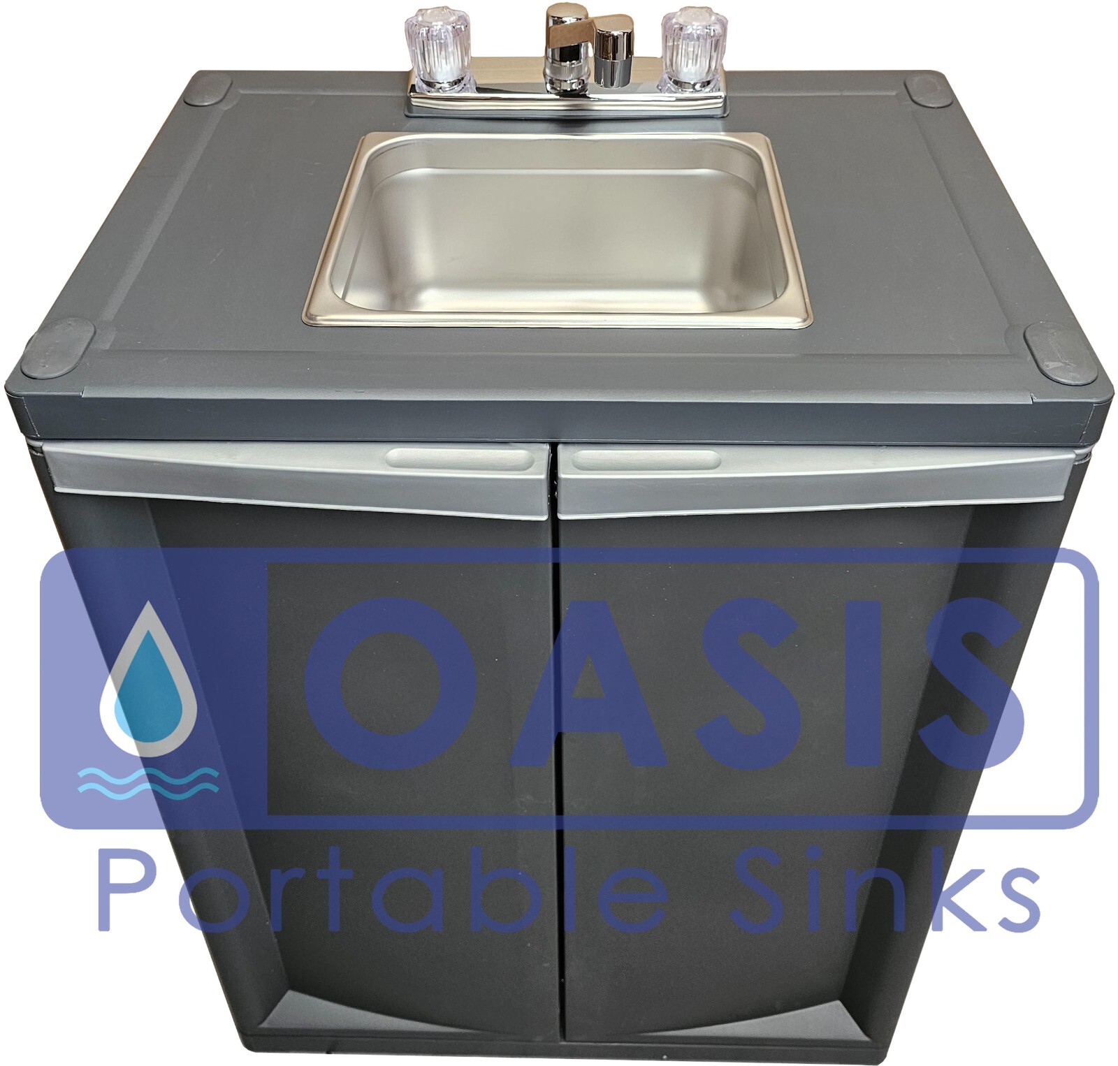 Portable Mobile Sink Hot and Cold Water LONG SPOUT Self Contained NSF parts