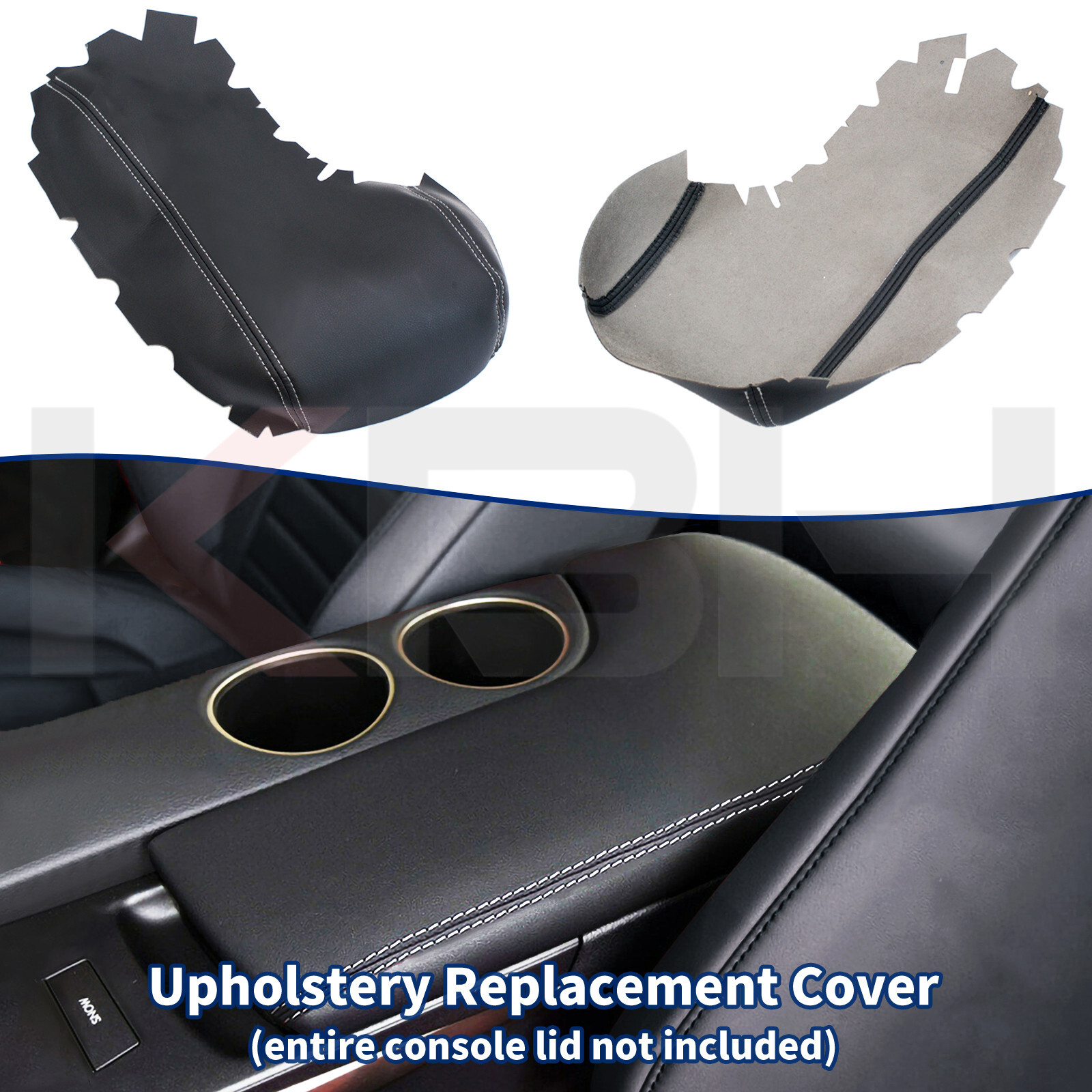 Fit 2014 2015 2016 2017 Lexus IS250 IS350 Center Console Lid Armrest Cover Gray