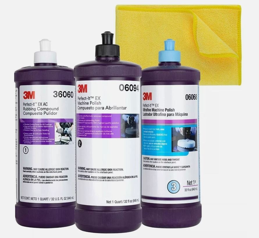 3M Perfect It Buffing And Polishing Kit | 36060, 6094,6068 PERFECT IT QUART