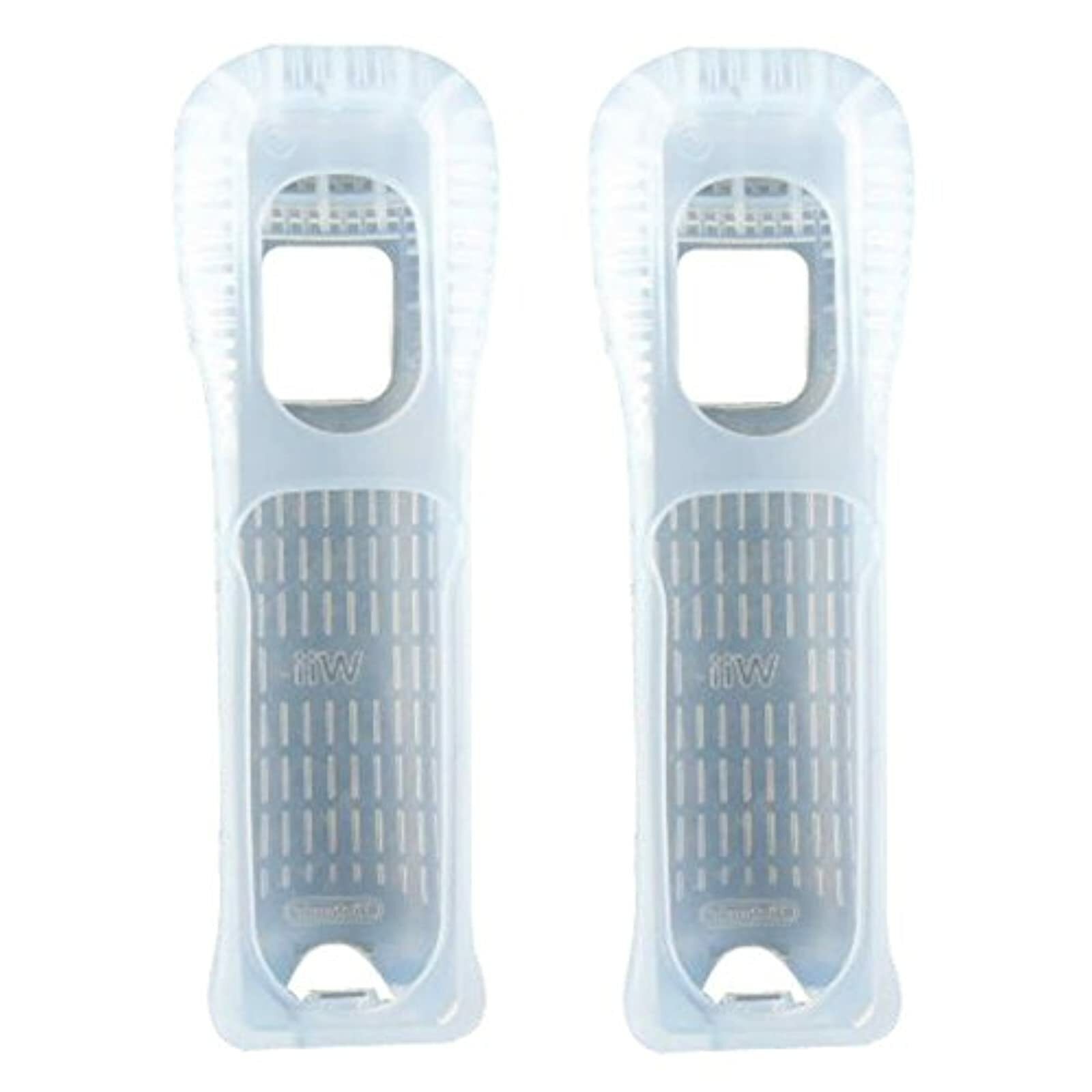 Lot Of 2 Silicone Skin Case Cover For Nintendo Wii Remote Controller Without 6Z