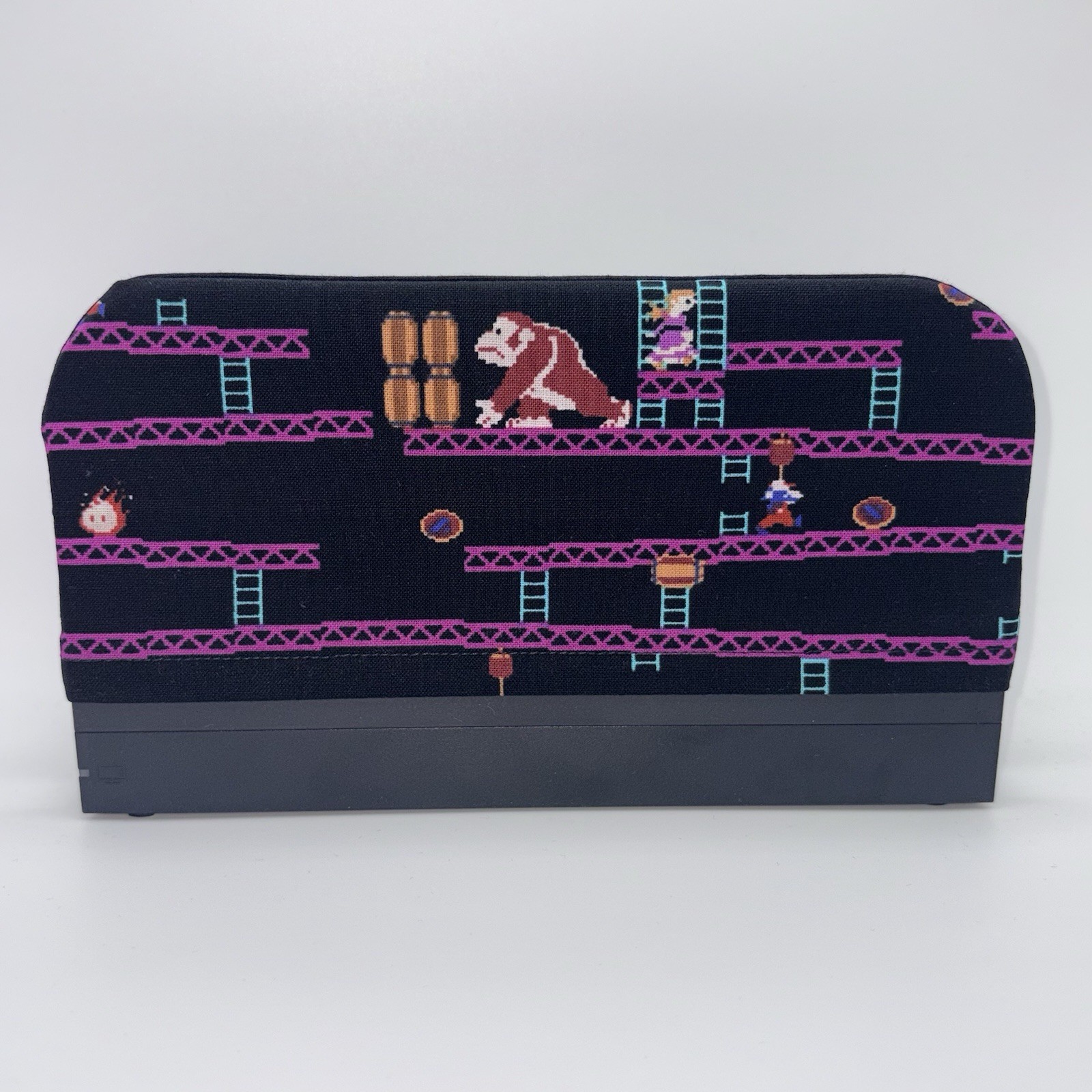 Nintendo Switch 2 Dock Cover Screen Protector Decor Sleeve Donkey Kong NES Retro