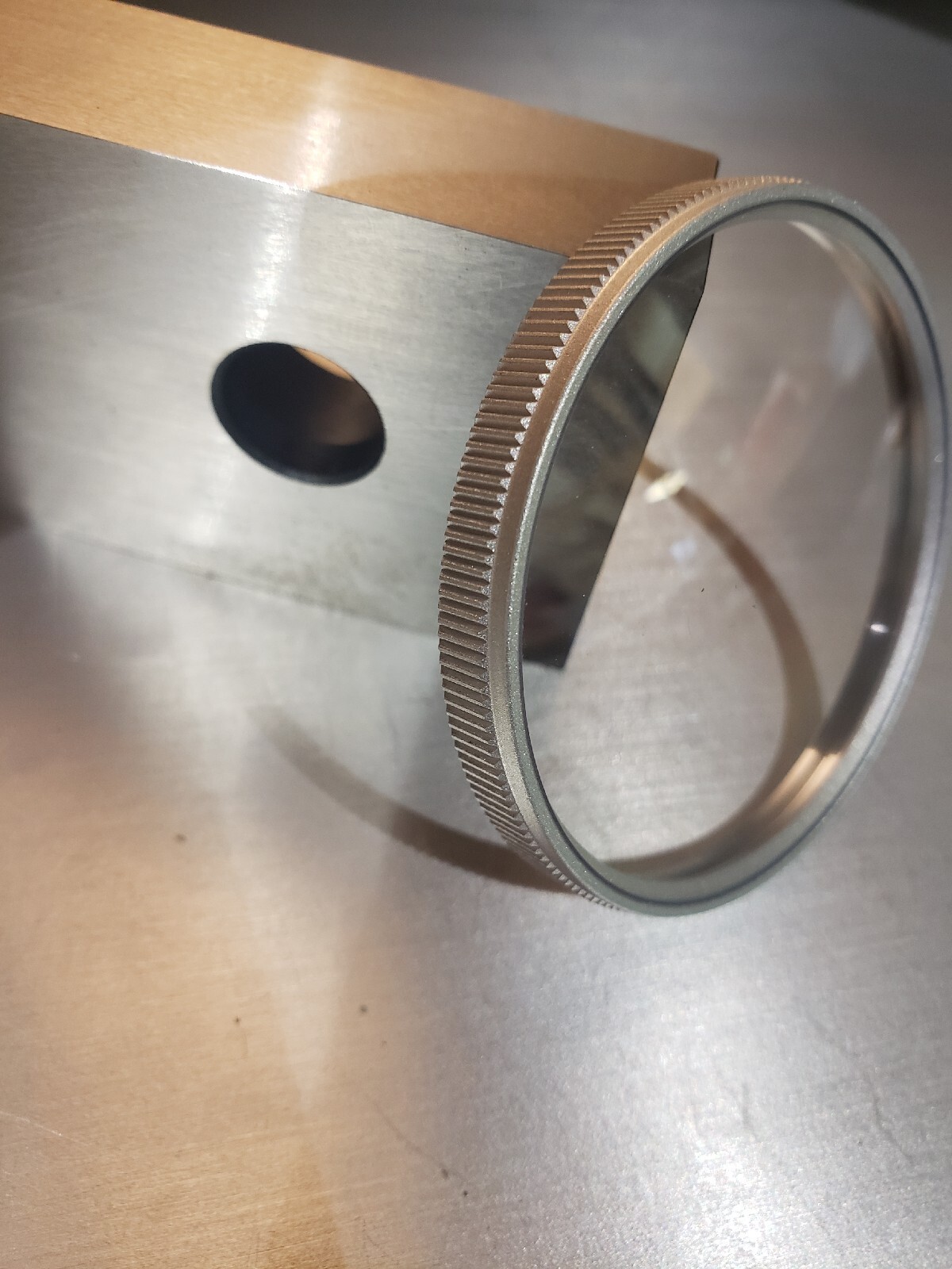 New bezel with lens only for Mitutoyo dial indicator made in USA.