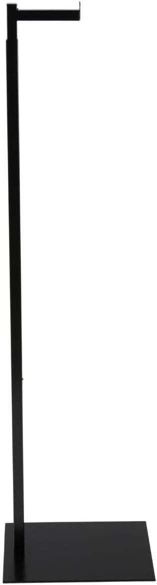 Single Costumer Clothing Display Stand Black Valet 72" Garment Rack Adjustable